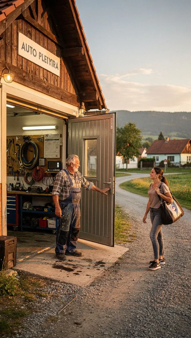 Zákazník konzultuje s odborníkom možnosti opravy palubnej elektroniky v autoservise.
